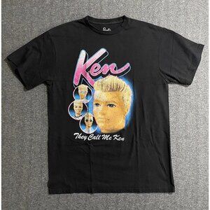 Barbie Mens They Call Me Ken Black Shirt Size L